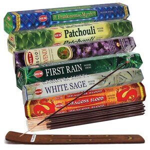 Hem Incense Sticks Variety Pack #23-120 Insence-Sticks (6 Incents x 20 Insense)